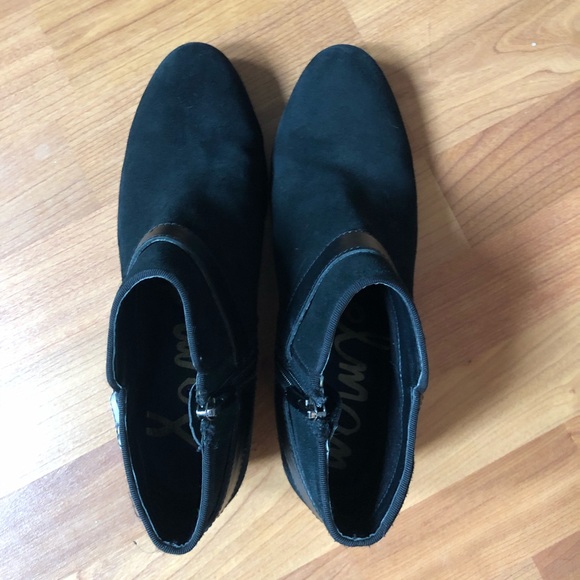 Sam Edelman Phoenix Suede Leather Harness Booties - Picture 4 of 8